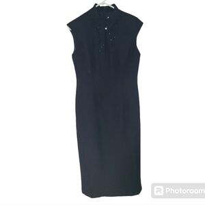 Jessica Howard Long black formal‎ dress 10P